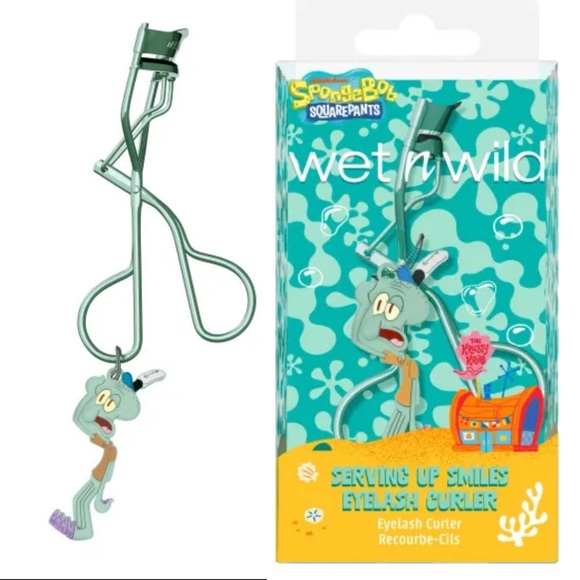Limited edition SpongeBob SquarePants Eyelash Curler with Squidward Charm - Picture 1 of 16